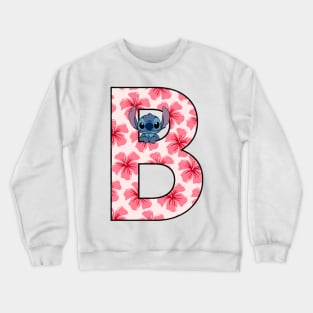 Stitch letter Crewneck Sweatshirt